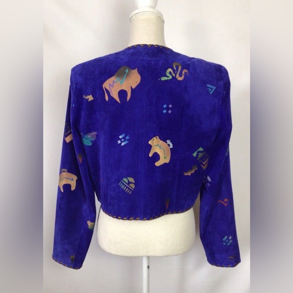 Vintage Char Santa Fe Suede Jacket - Picture 5 of 8